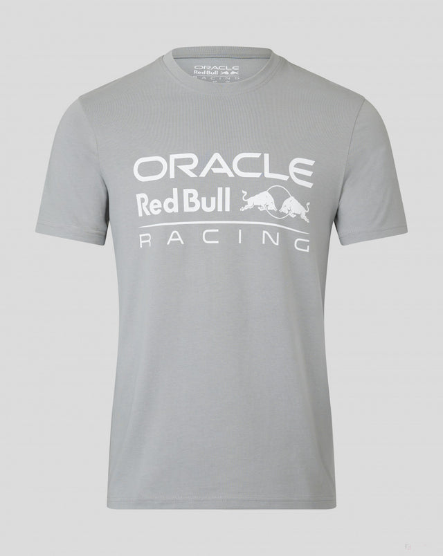 Red Bull Racing t-shirt, large logo, grey - FansBRANDS®