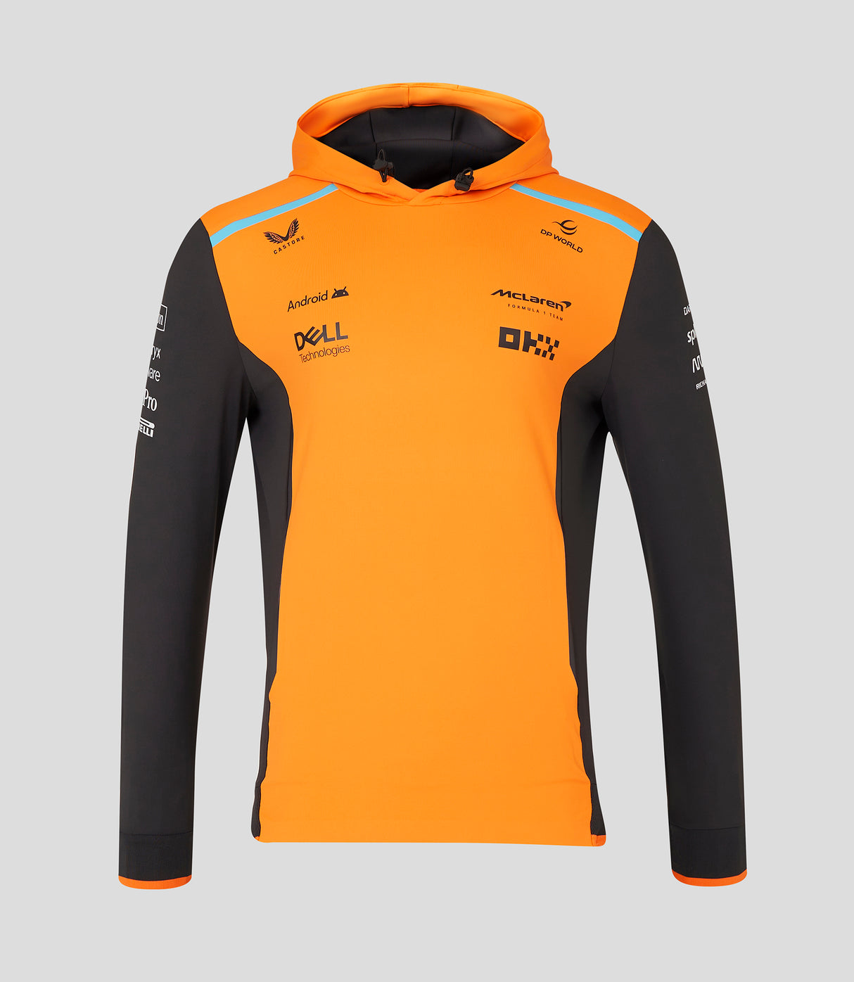 McLaren mikina s kapucňou, Castore, týmové, šedá, 2024 - FansBRANDS®