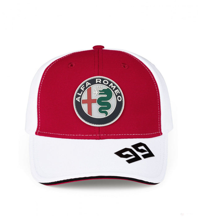 Baseballová šiltovka Alfa Romeo, Antonio Giovinazzi, pre dospelých, červená, 2021 - FansBRANDS®