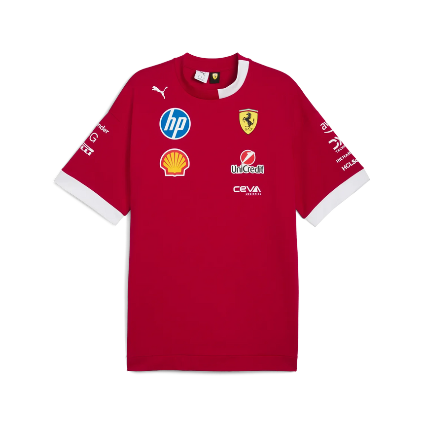 Scuderia Ferrari Drivers Oversized Tričko s okrúhlym výstrihom 🔥