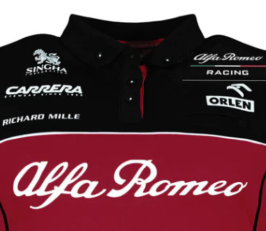 Alfa Romeo Ženy tričko s golierom, Tím, Červená, 2020