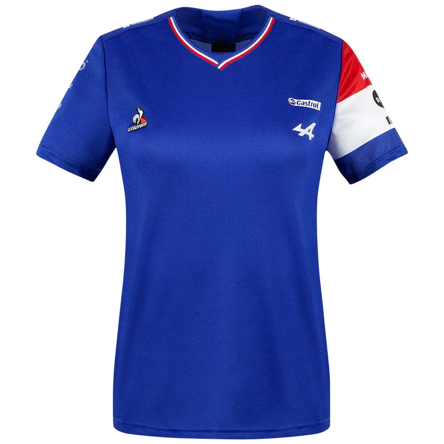 Dámske tričko Alpine, Tím Fernanda Alonsa 14, Modrá, 2021