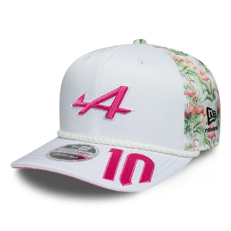 Alpine čiapka, tím, Pierre Gasly, 9SEVENTY, New Era, Miami Špeciálna edícia, biela, 2026