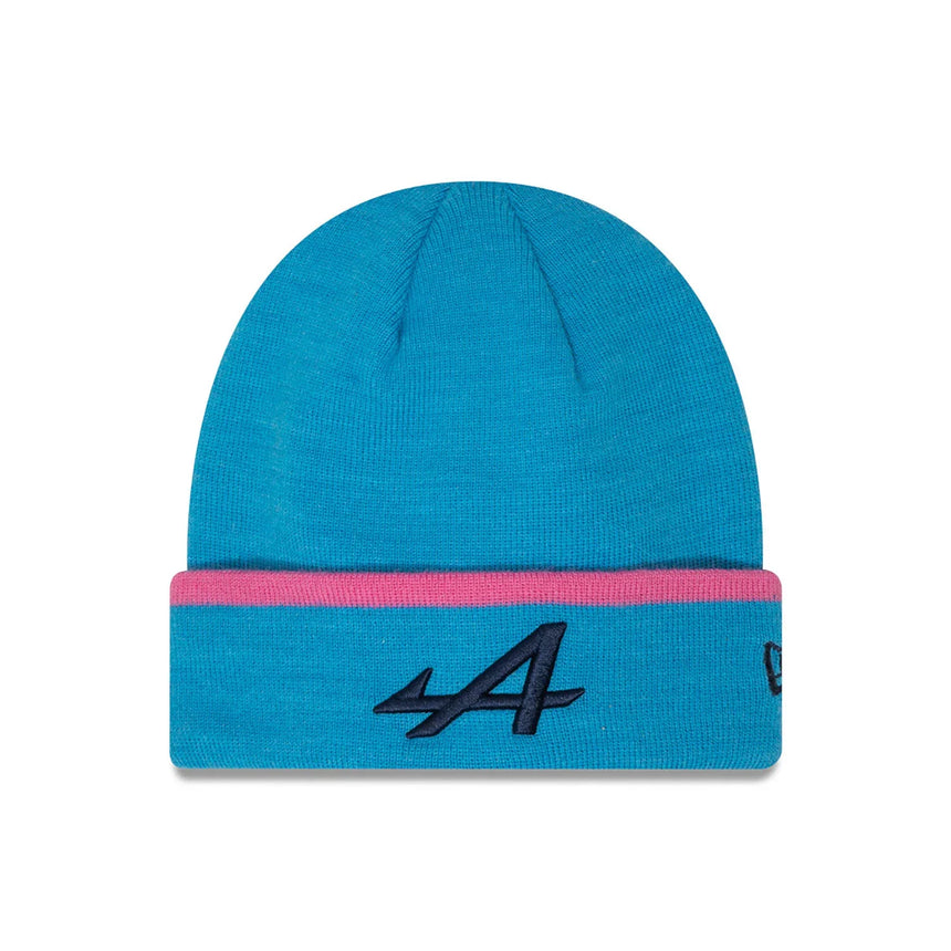 Čiapka Alpine Beanie, NEW ERA, manžeta Polyana, pre dospelých, modrá, 2024