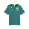 Aston Martin dámske tričko, tím, Puma, zelené, 2026