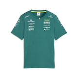 Aston Martin dámske tričko, tím, Puma, zelené, 2026