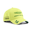 Aston Martin čiapka, tím, Fernando Alonso, Puma, limetková, 2026