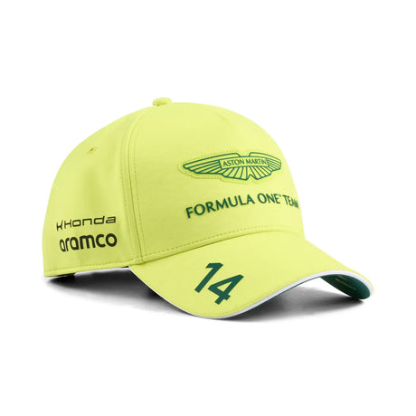 Aston Martin čiapka, tím, Fernando Alonso, Puma, limetková, 2026