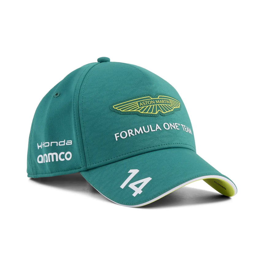 Aston Martin čiapka, tím, Fernando Alonso, Puma, zelená, 2026