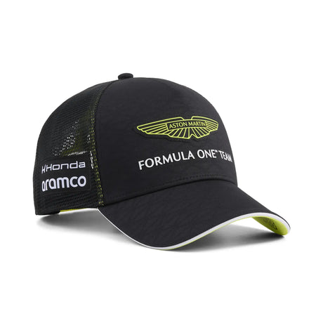 Aston Martin čiapka, tím, Lance Stroll, Puma, čierna, 2026