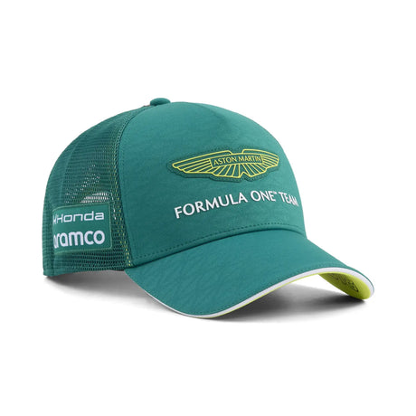 Aston Martin čiapka, tím, Lance Stroll, Puma, zelená, 2026