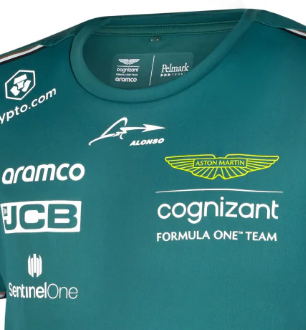 Aston Martin tričko, Fernando Alonso, Deti, Zelená, 2023