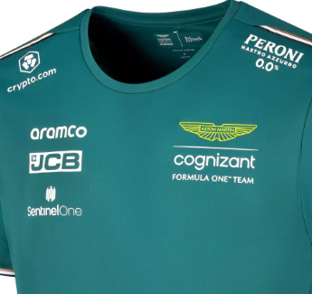 Aston Martin T-Shirt, Team, Grün, 2023