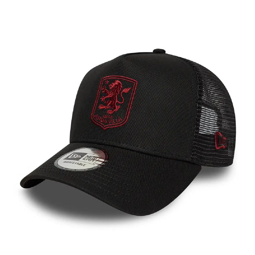 Aston Villa trucker čiapka, základná, čierna