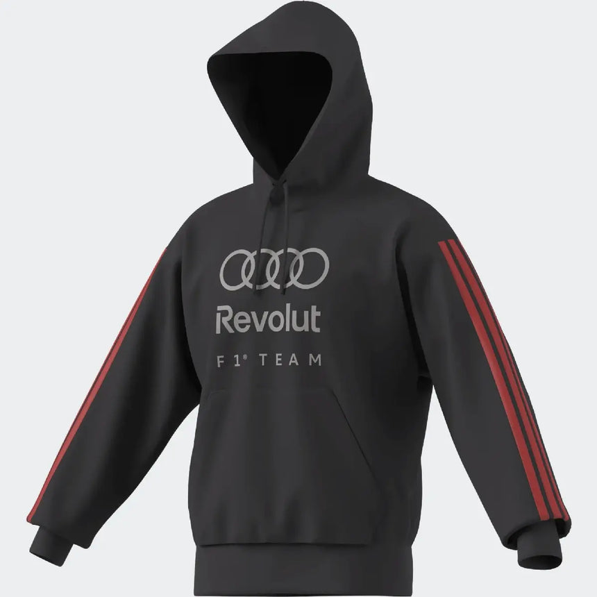 Audi Kapucnis Pulóver, DNA, adidas, šedý