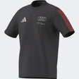 Audi tričko, DNA, malé logo, adidas, šedé