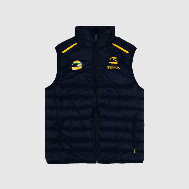 Ayrton Senna gilet, modrý