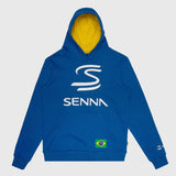 Ayrton Senna kapucnis pulóver, dedičstvo, modrý