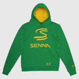Ayrton Senna kapucnis pulóver, dedičstvo, zelený