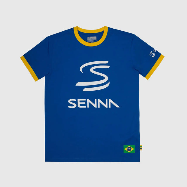 Ayrton Senna póló, dedičstvo, modré