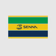 Ayrton Senna vlajka, žltá