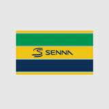 Ayrton Senna vlajka, žltá