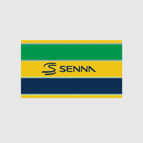 Ayrton Senna vlajka, žltá