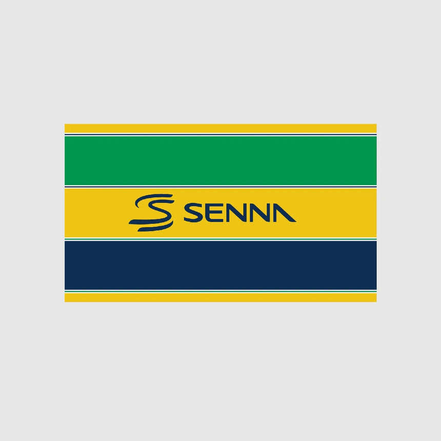 Ayrton Senna vlajka, žltá