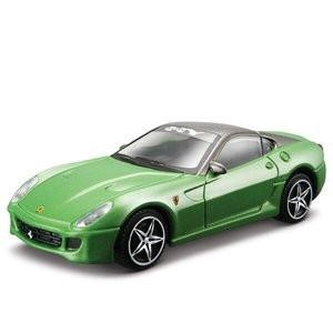 Model auta Ferrari, 599 HY-KERS, mierka 1:43, zelený, 2018