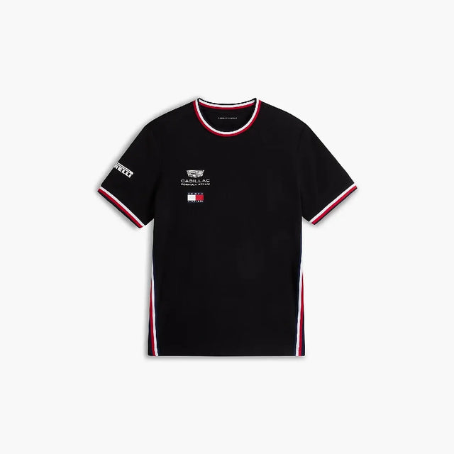 Cadillac F1 tričko, tím, Tommy Hilfiger, čierne, 2026