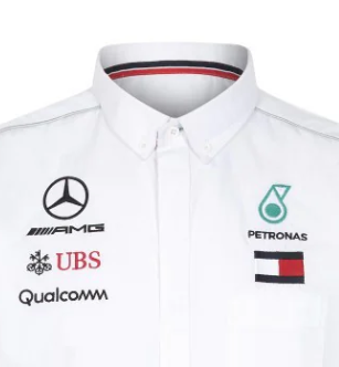 Tričko Mercedes, tím, biele, 2018