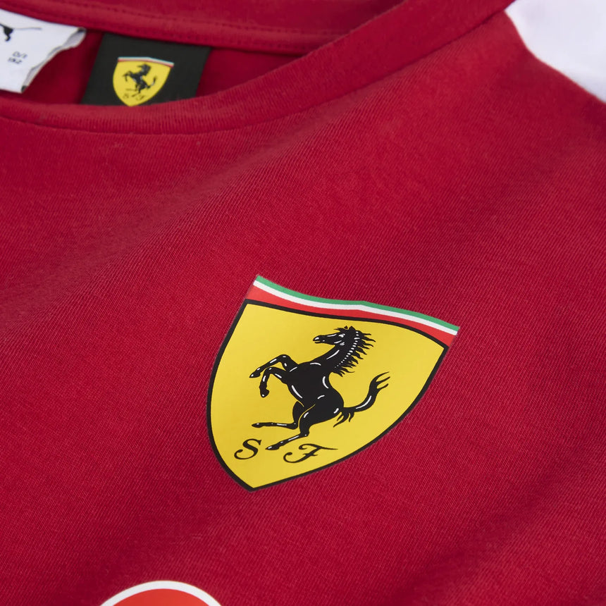 Scuderia Ferrari Tímové Detské Tričko s okrúhlym výstrihom 🔥
