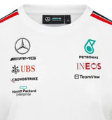 Mercedes tričko, driver, Tím, Ženy, Biela, 2023