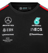 Mercedes tričko, driver, Tím, Ženy, Čierna, 2023