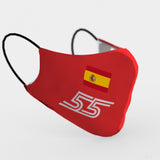 Štýlová maska na tvár Ferrari - #55