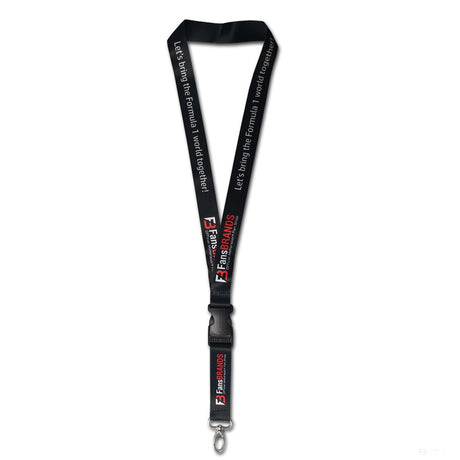 Lanyard značky Fans - Black - FansBRANDS®