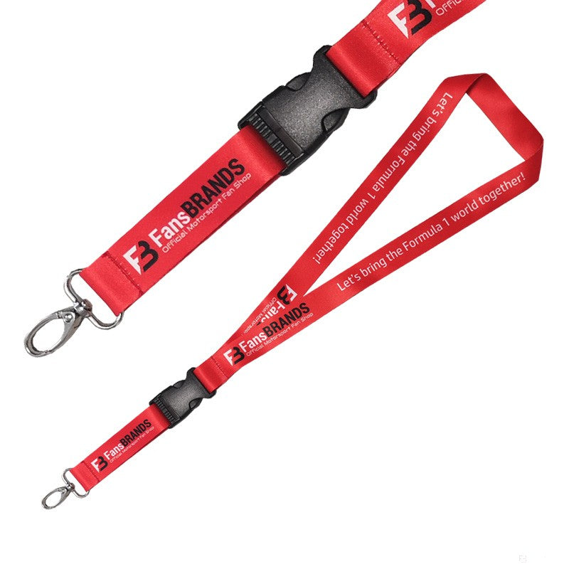 Lanyard značky Fans – červená - FansBRANDS®