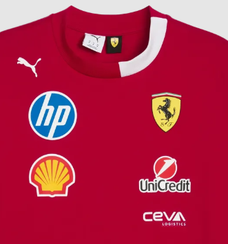 Scuderia Ferrari Drivers Oversized Tričko s okrúhlym výstrihom 🔥