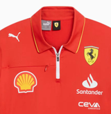 Ferrari T-shirt with collar, Puma, team, pro, red, 2024