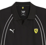 Ferrari T-shirt with collar, Puma, race, black