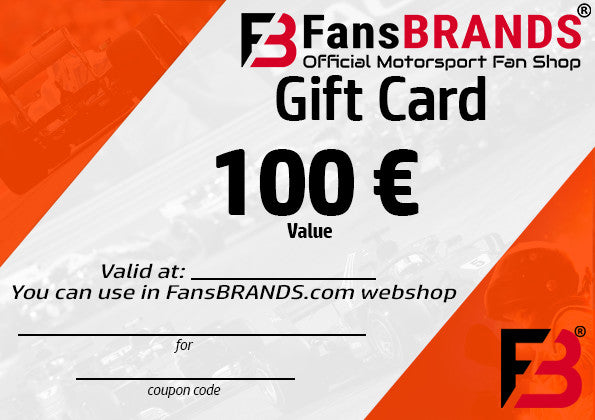 Darčekový poukaz 100€ - FansBRANDS®