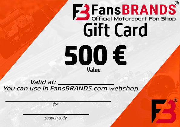 Darčekový poukaz 500€ - FansBRANDS®