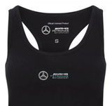 Dámske tričko Mercedes, logo, čierna, 2020