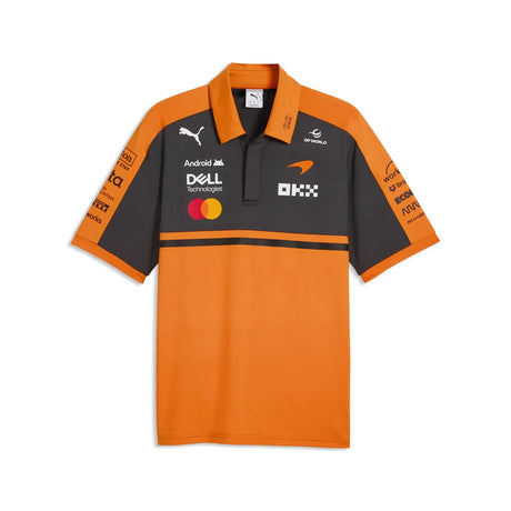 McLaren polo, team, Puma, papaya, 2026