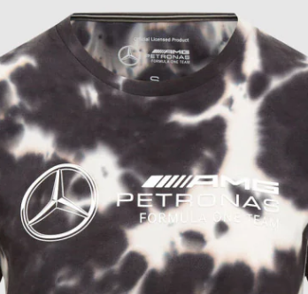 Mercedes tričko, tie dye, Ženy, šedá