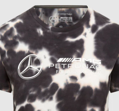 Mercedes tričko, tie dye, Ženy, šedá