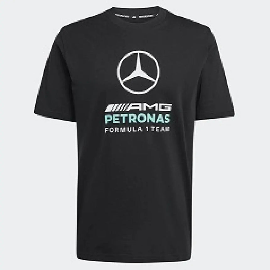 Mercedes póló, Dna, grafické, adidas, čierne