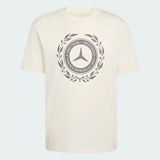 Mercedes póló, Silver Arrows, adidas, biele, 2026