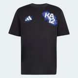 Mercedes pánske tričko, Kimi Antonelli, Meno & Číslo, adidas, čierne, 2026