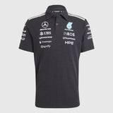 Mercedes polo, tím, inžinieri, adidas, čierne, 2026